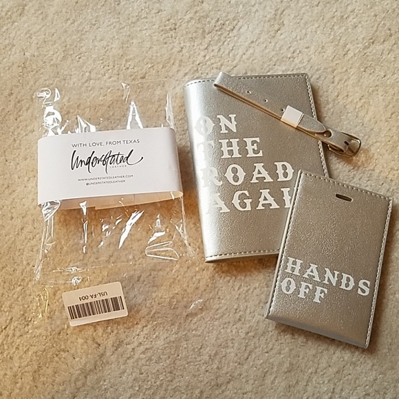 Understated Leather passport holder & luggage tag - Picture 8 of 8